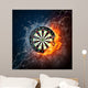 Elemental Dart Board Wall Decal