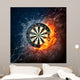 Elemental Dart Board Wall Decal