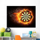 Fire Dart Board Wall Decal