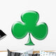 Three-Leafed Shamrock Illustration Wall Decal