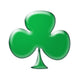 Three-Leafed Shamrock Illustration Wall Decal