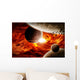 Planet Landscape Illustration Earth Wall Decal