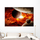 Planet Landscape Illustration Earth Wall Decal