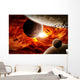Planet Landscape Illustration Earth Wall Decal