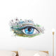 Summer Human Eye Wall Decal