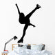 Figure Skating Vector Wall Decal