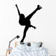 Figure Skating Vector Wall Decal