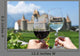 Two Hands Holding Wineglasses Wall Decal