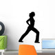 Exercise Silhouette Wall Decal