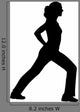 Exercise Silhouette Wall Decal