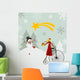 Snowman and Star Bethlehem Wall Decal