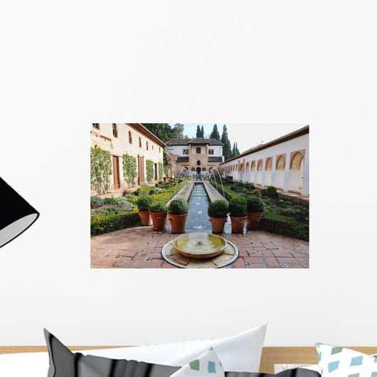Patio La Acequia Generalife Wall Decal