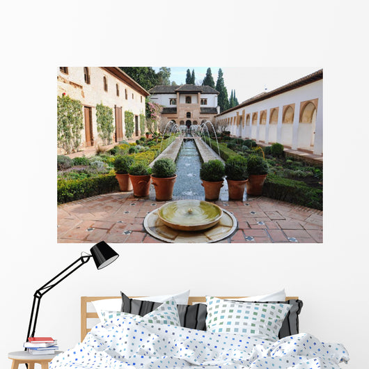 Patio La Acequia Generalife Wall Decal