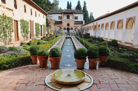 Patio La Acequia Generalife Wall Decal