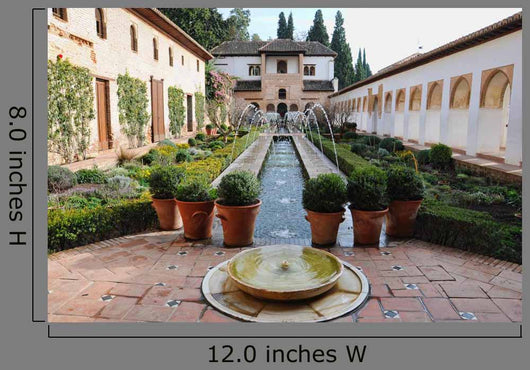 Patio La Acequia Generalife Wall Decal