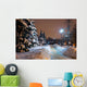Spruce Trees Winter Park Wall Decal