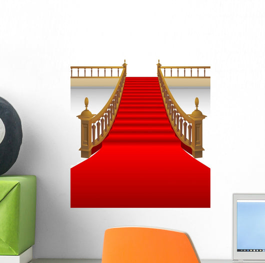 Stairsredcarpet Wall Decal