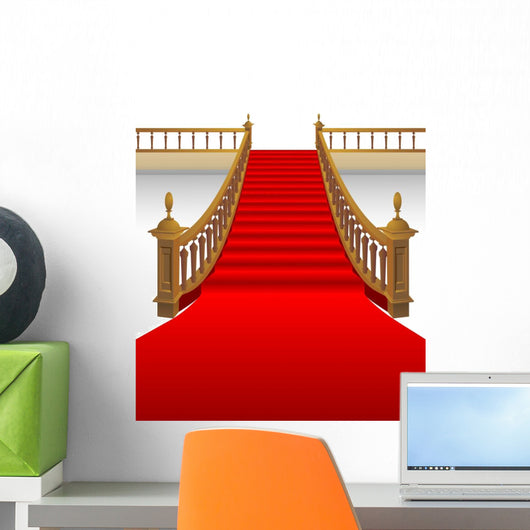 Stairsredcarpet Wall Decal