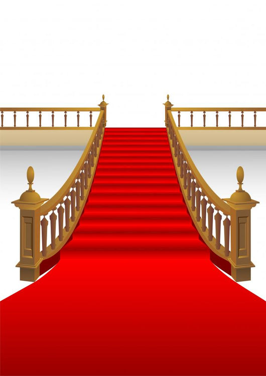 Stairsredcarpet Wall Decal