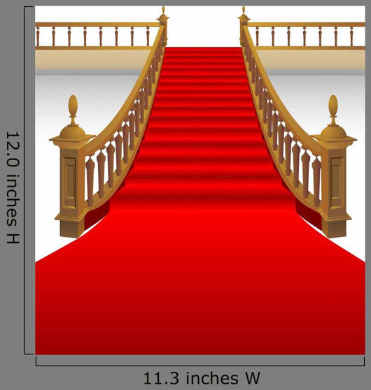 Stairsredcarpet Wall Decal
