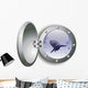 Shark in a Porthole Illustration Wall Decal