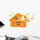 Popcorn Tickets Movie Wall Decal