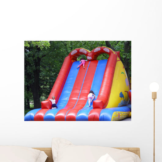 Inflatable Slide Wall Decal