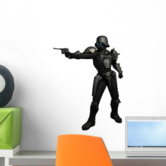 Steam Punk Trooper Wall Decal