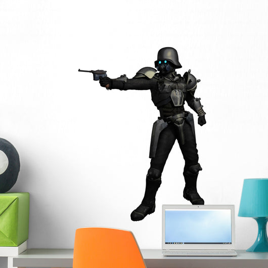 Steam Punk Trooper Wall Decal