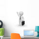 Businessman Greeting Wall Decal