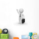 Businessman Greeting Wall Decal