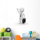Businessman Greeting Wall Decal
