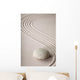 Zen Sand and Rock Garden - Vertical Wall Decal