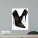 Black Leather High Heels Wall Decal