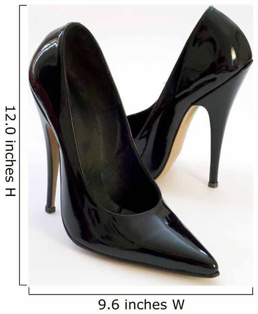 Black Leather High Heels Wall Decal
