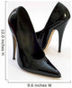 Black Leather High Heels Wall Decal