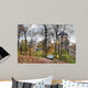 Autumn Castle and Park Wall Decal