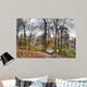 Autumn Castle and Park Wall Decal