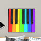 Keyboard Rainbow Wall Decal
