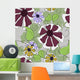 Seamless Texture Flowers Wall Decal