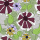 Seamless Texture Flowers Wall Decal