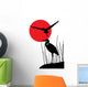 Vector Herons Wall Decal