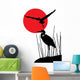 Vector Herons Wall Decal