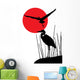Vector Herons Wall Decal