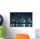 Dark Clouds Finance District Wall Decal