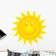 Smiling Cartoon Sun Wall Decal