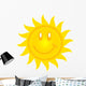 Smiling Cartoon Sun Wall Decal