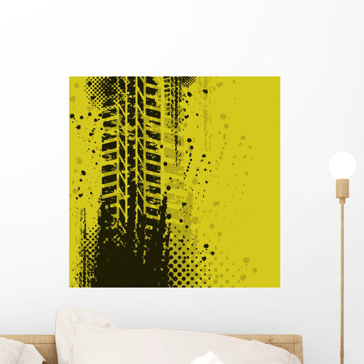 Yellow Wall Decal