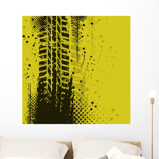 Yellow Wall Decal