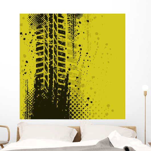 Yellow Wall Decal